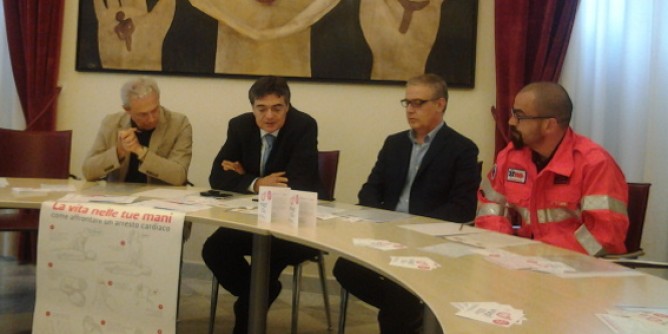 Rianimazione cardiopolmonare, stand a Sassari