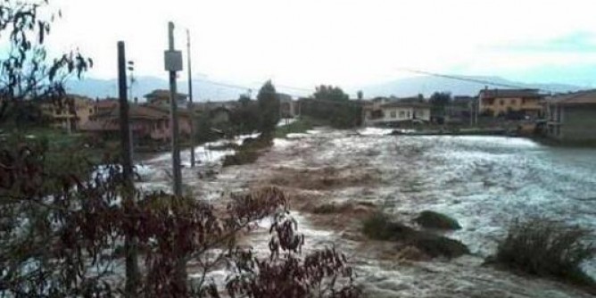 Domenica rischio idrogeologico su mezza Sardegna