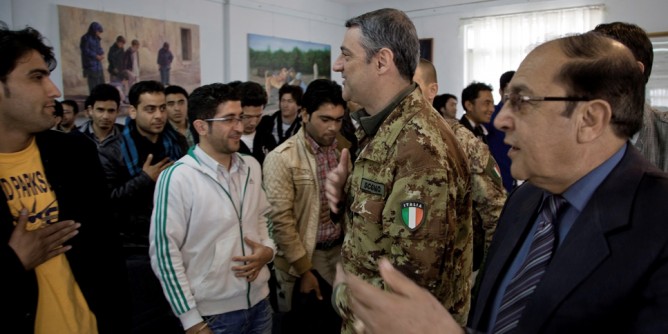 Gli universitari di Herat incontrano Scopigno