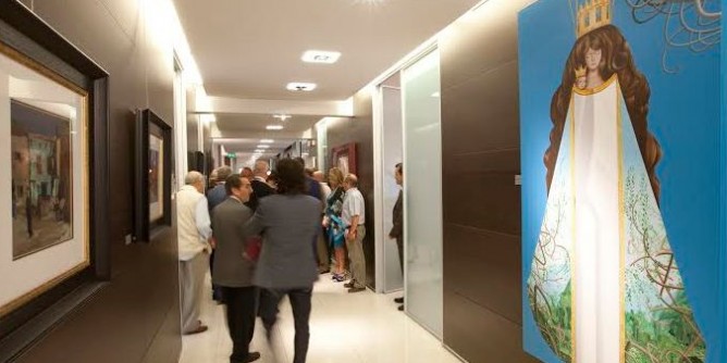 Sciola e larte in mostra alla Banca di Sassari