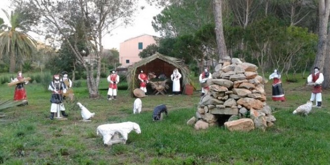 Presepe allaperto a Maristella