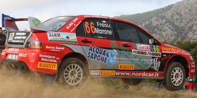 Rally Costa del Sud, Manfrinato in testa