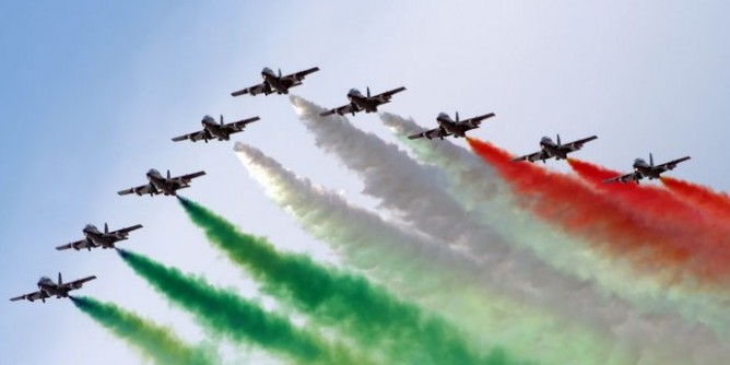 Frecce Tricolori ad Alghero e Cagliari:  ufficiale