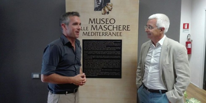 Il vicepresidente Paci al Museo delle maschere di Mamoiada