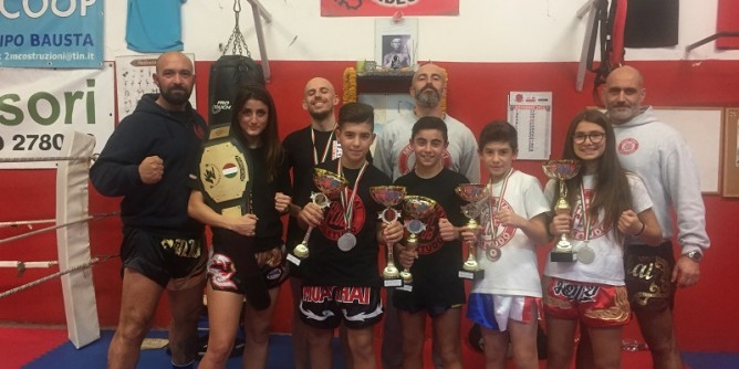 Muay thai, giovanissimi e cadetti campioni italiani