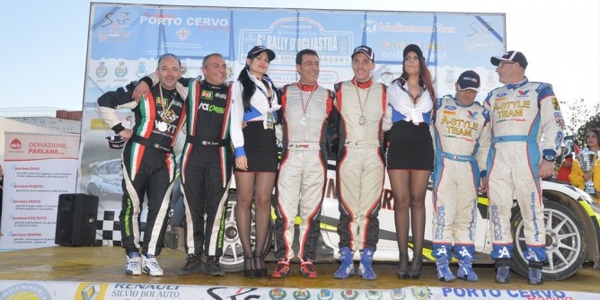 Premiazione per la Sardegna Rally Cup