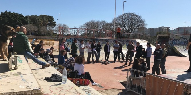 Skaters: manifestazione a Cagliari