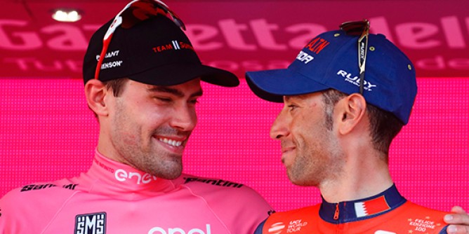 A Dumoulin il <i>Giro100</i>, terzo Nibali