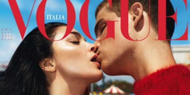 Federico Spina sulla copertina <i>Vogue</i