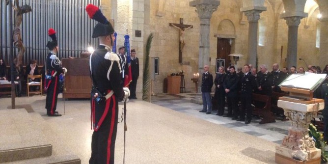 I carabinieri al Precetto Pasquale interforze