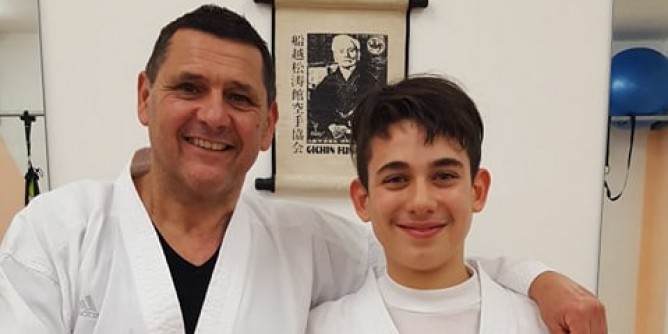 Karate: Antonio Contu cintura nera