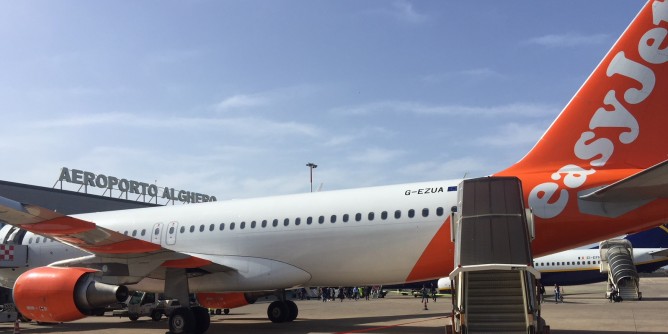 <i>easyJet</i> chiude lAlghero-Londra invernale