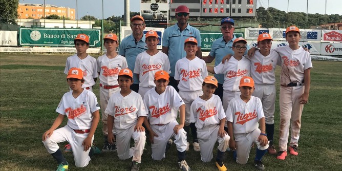 Tigri Baseball, <i>U12</i> campione regionale