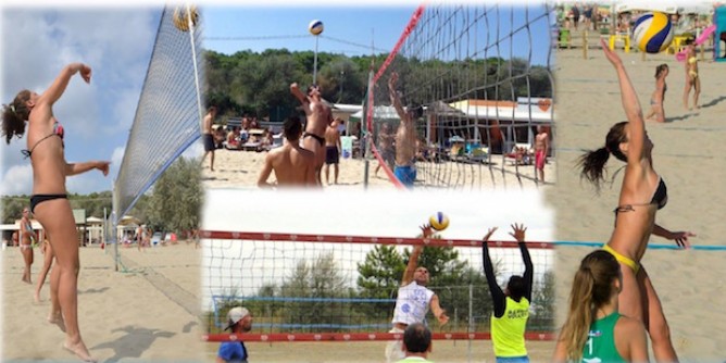 Beach volley con la Gymnasium Alghero