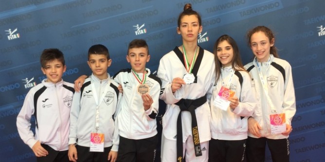 Medaglie tricolore per il Taekwondo Olmedo