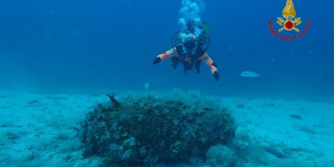 Ordigno bellico nel Golfo dell´Asinara