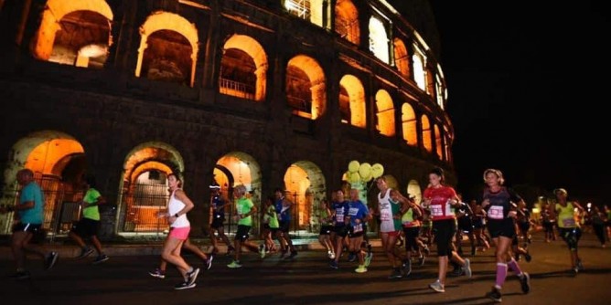 Roma by night per l´Alghero marathon