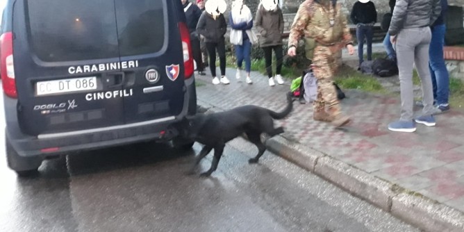 Operazione Scuole sicure a Nuoro