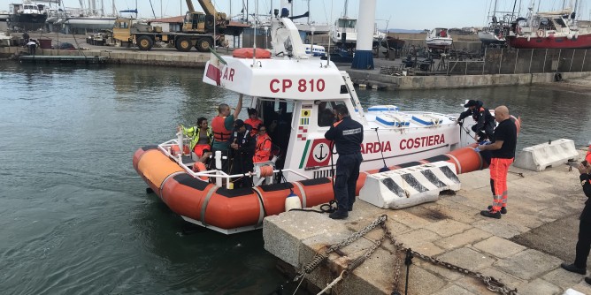 Porto Torres: soccorso passeggero in crociera