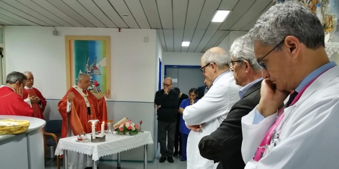 La Clinica di otorinolaringoiatria in festa per il Patrono