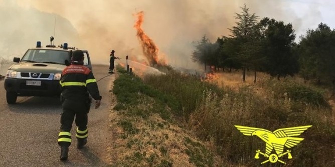 Loiri Porto San Paolo, in fumo 30 ettari