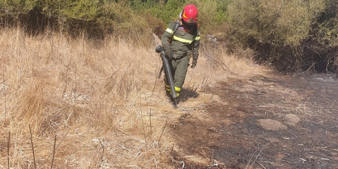 Doppio incendio a Sindia