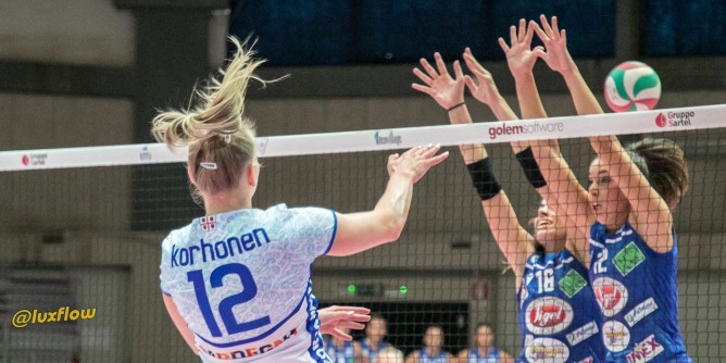 Volley: tie-break stregato per lHermaea