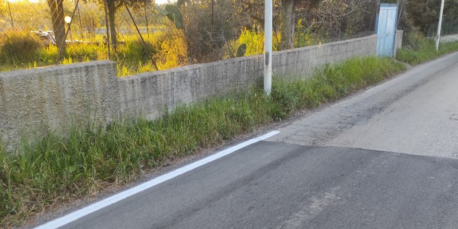 Finita vernice e asfalto per lavori in Via De Martini