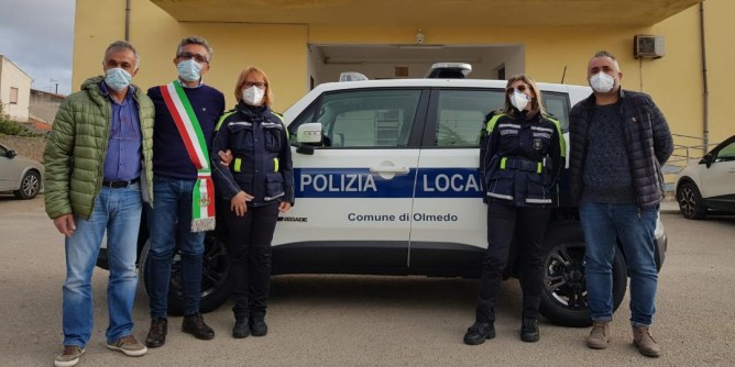 Polizia locale Olmedo: nuova auto di servizio