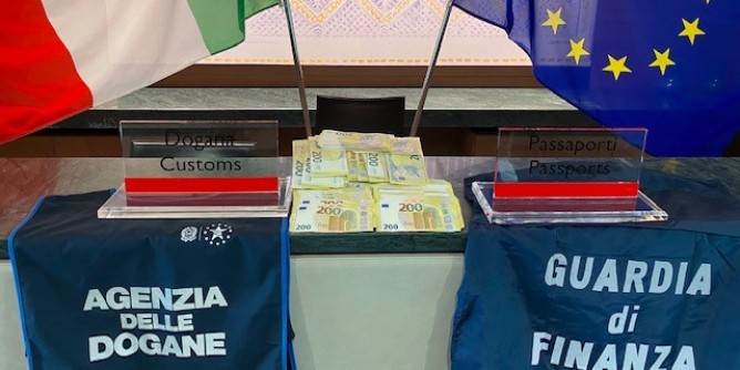 Aeroporto Olbia: 120mila euro non dichiarati