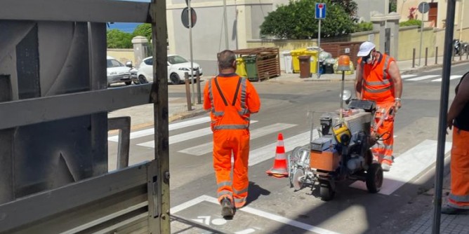 Segnaletica: lavori nella zona sud di Alghero