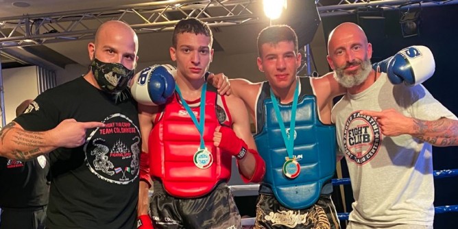 Matteo Dore  oro alla Coppa Italia di Muay thai