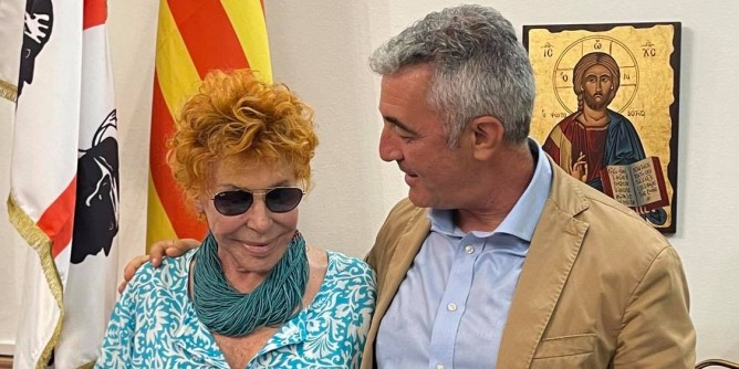 Ornella Vanoni in Municipio ad Alghero