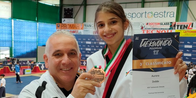 Taekwondo: Aurora Zedde  <i>Bronzo</i> agli Italiani