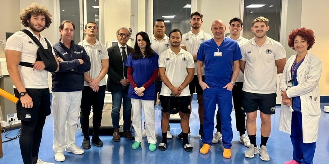 Policlinico con l´Amatori Rugby Algher