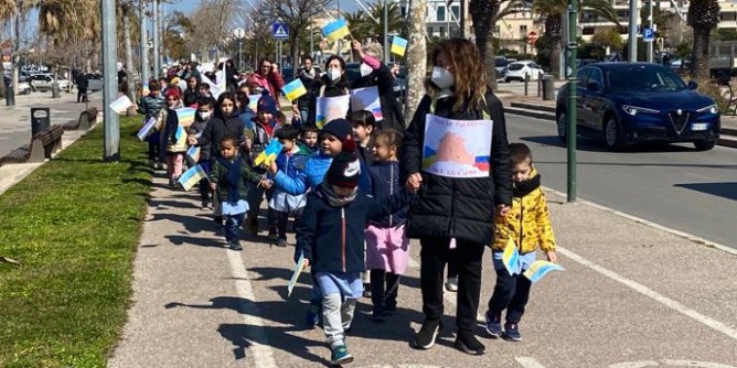 L<i>urlo </i>di Pace dalle scuole di Alghero