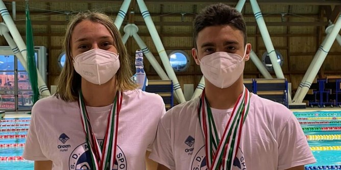 Nuoto: Alice e Salvatore brillano alle regionali