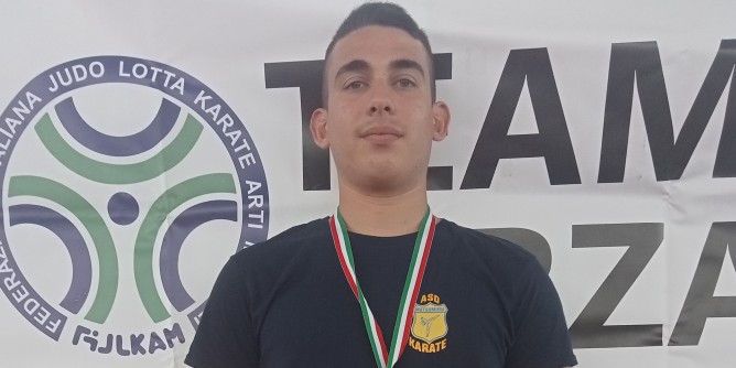 Antonio Contu campione regionale karate