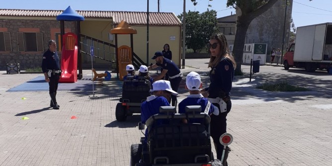 A scuola di educazione stradale a Sassari