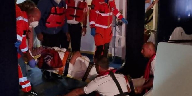 Infarto su nave, turista soccorso