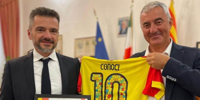 Il <i>10</i> della <i>Fc</i> Alghero per Mario Conoci