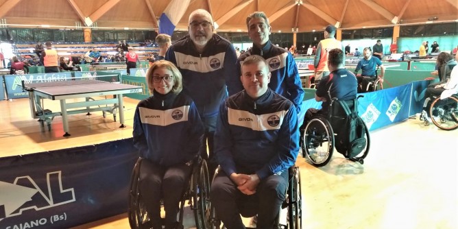 Tennistavolo Sassari: squadre paralimpiche in Puglia