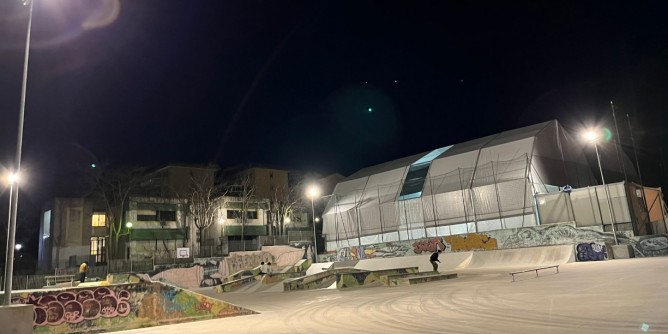 Skatepark illuminato a Sassari