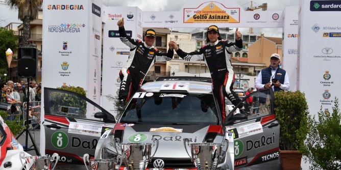 Scattolon vince il Rally Golfo dellAsinara