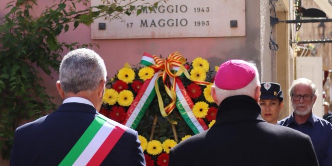 1943-2023 Alghero, lomaggio ai Caduti nel bombardamento