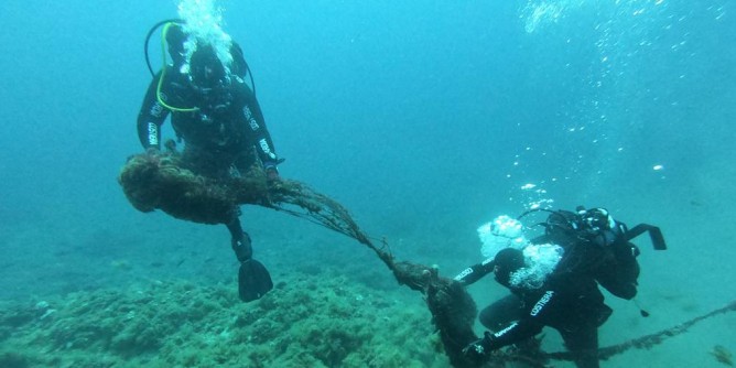 Operazione reti fantasma nell´Amp di Capo Caccia