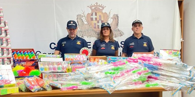 Maxi-sequestro di giocattoli a Predda Niedda