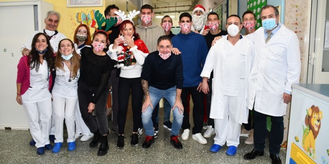 La Torres Calcio regala un sorriso in Pediatria