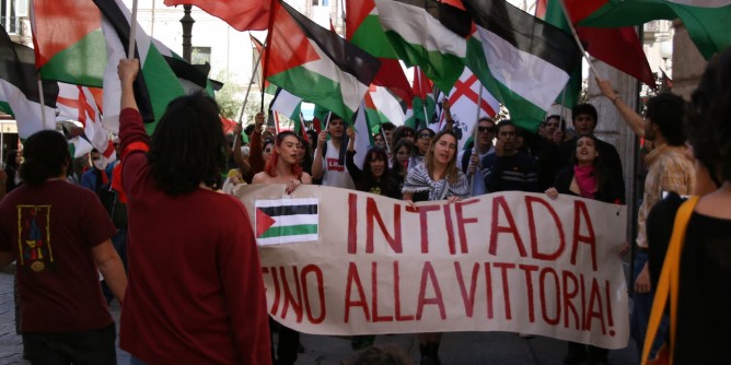 Sassari scende in piazza per la Palestina