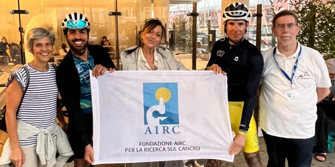 Pedalando per la ricerca: tappa Airc nell´Isola